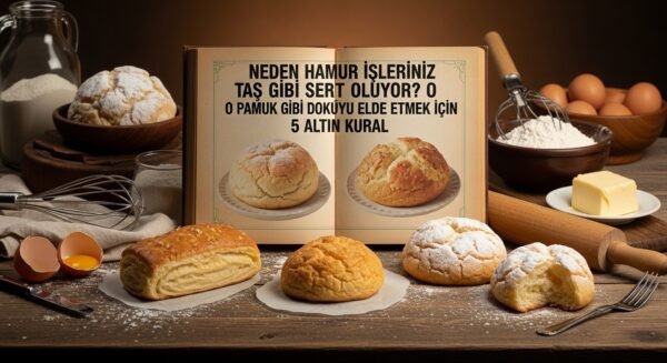 Poğaçalarınız Neden Taş Gibi Oluyor? İşte “Pamuk” Kıvamını Yakalamanın 5 Altın Kuralı